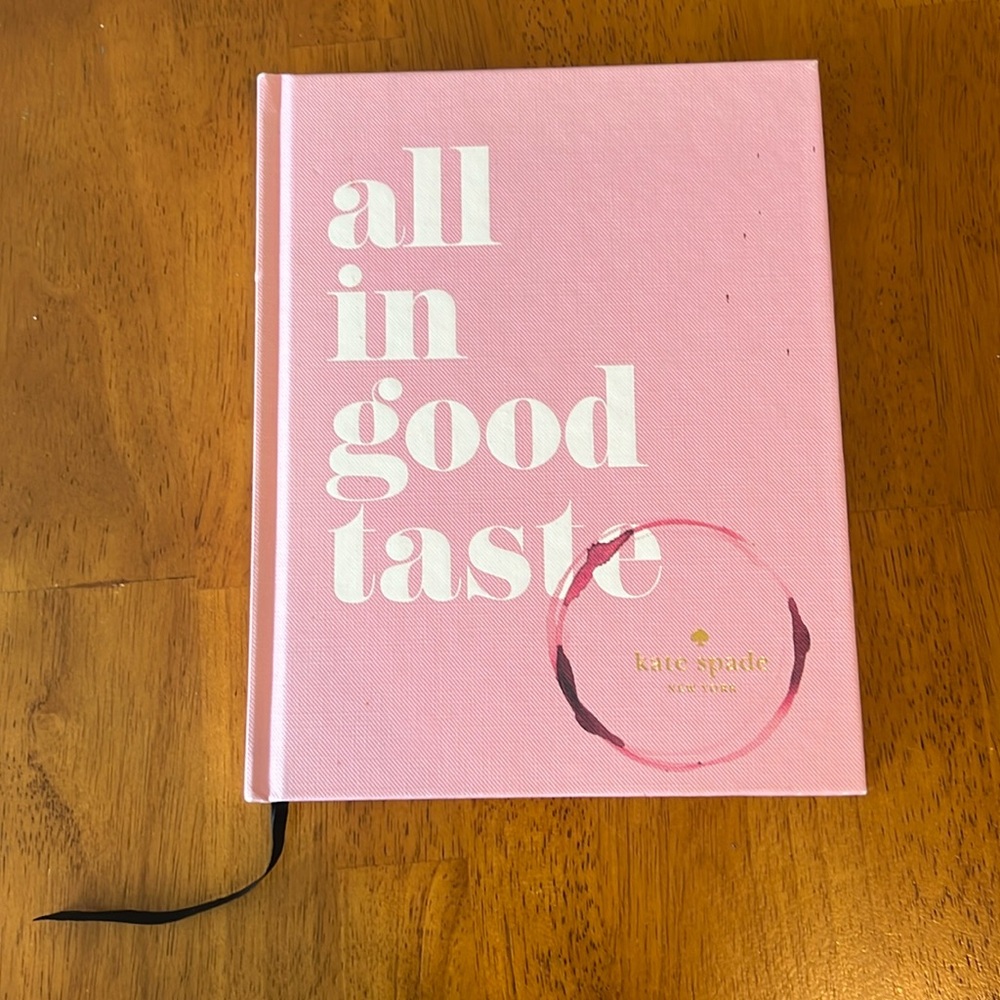 Kate Spade All in Good Taste Coffee Table book